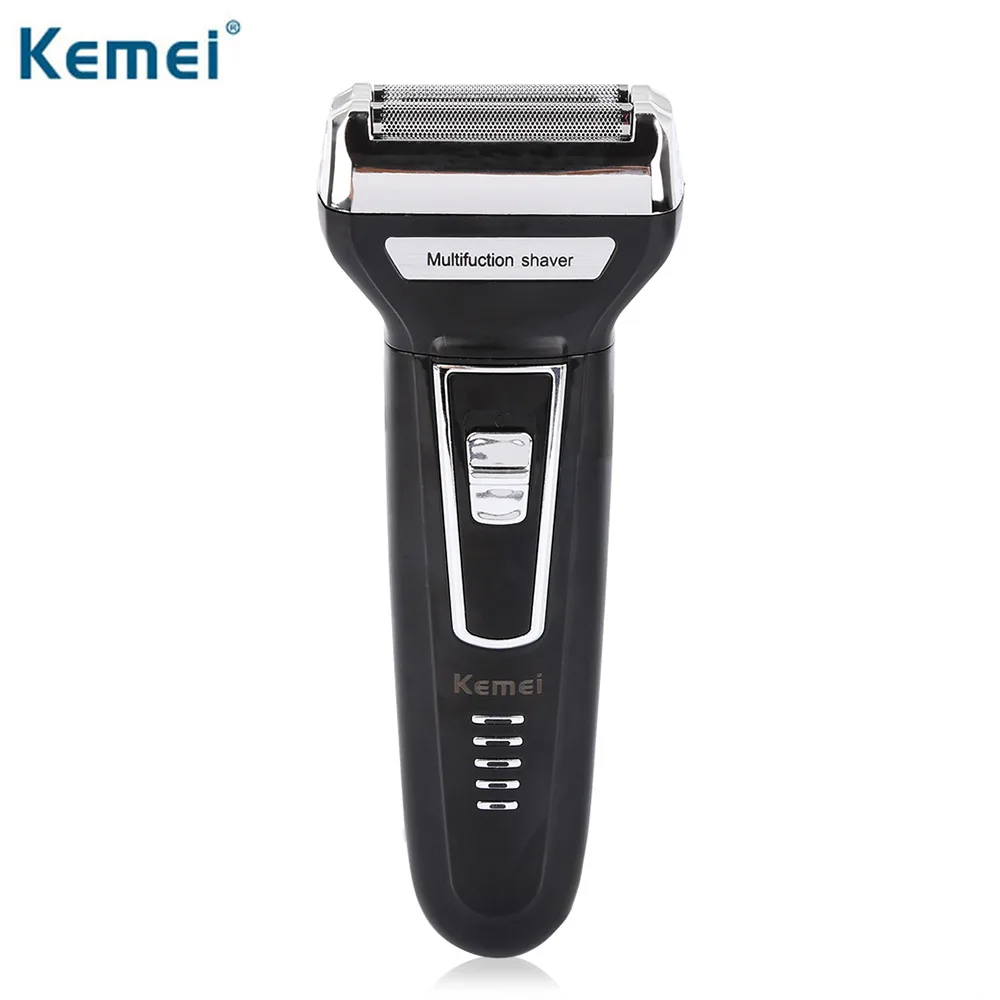 

Kemei Pro 3 In 1 Twin Blade Electric Shaver AC 100-240V Barber Travel Use Safe For Men Female Face Beard Shaving Machine KM-6558