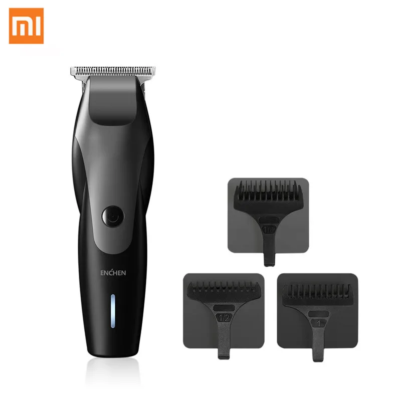 

XIAOMI ENCHEN Hummingbird Electric Hair Clipper USB Charging Low Noise Hair Trimmer with 3 Hair Comb Black