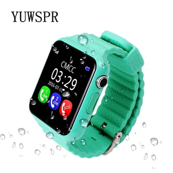 

kids GPS tracker watch Open waterproof camera SOS Call GPS LBS Location Device bluetooth music Tracker Children Smart clock V7K