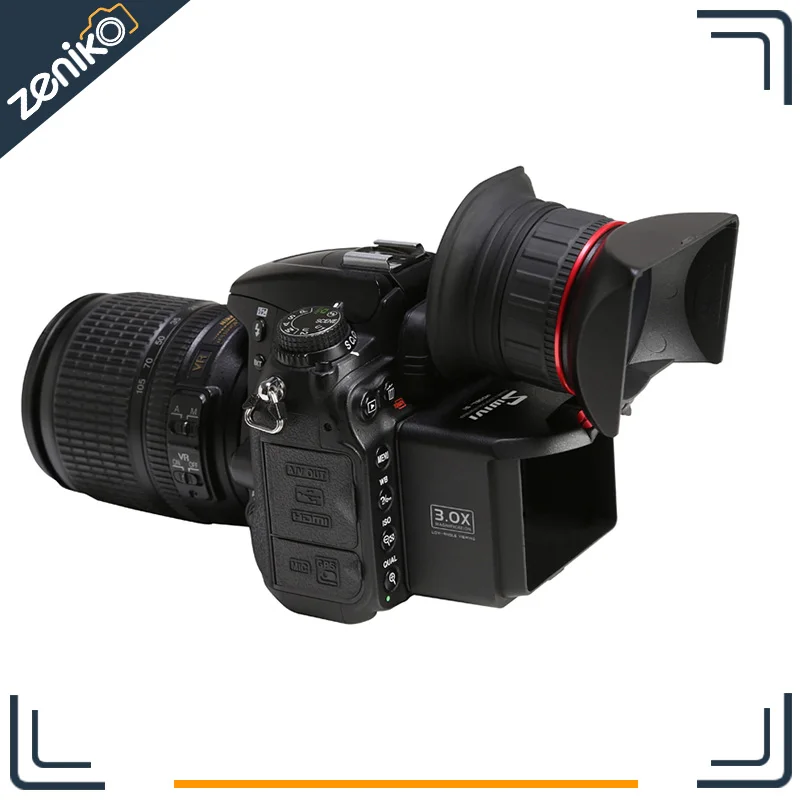 GGS Swivi S1 Camera 3x LCD Viewfinder Loupe View finder for Canon 5D2