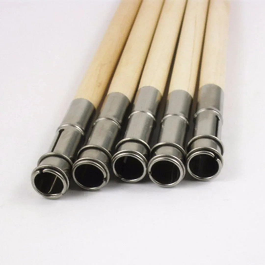 5pcs/set Wooden Pencil Extender Holder Adujustable Pencil Lengthener Painting Drawing Tool for Student School Office