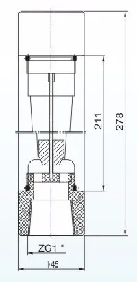 LZM-25G 6-60 T H (m3 h) medidor