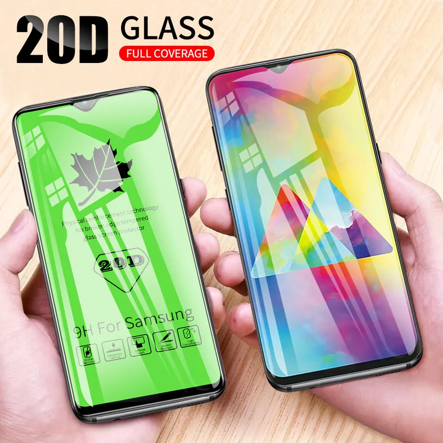 

20D Tempered Glass For Samsung Galaxy A50 A10 A20 A30 A40 A60 A70 A80 A90 M10 M20 M30 Full Glue Cover Screen Protector Glass