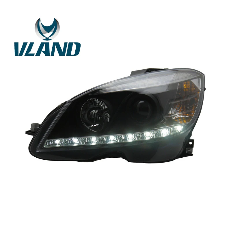 Заводская Автомобильная фара VLAND для W204 2007 2008 2009 2010 C180 C200 C300 светодиодная H7