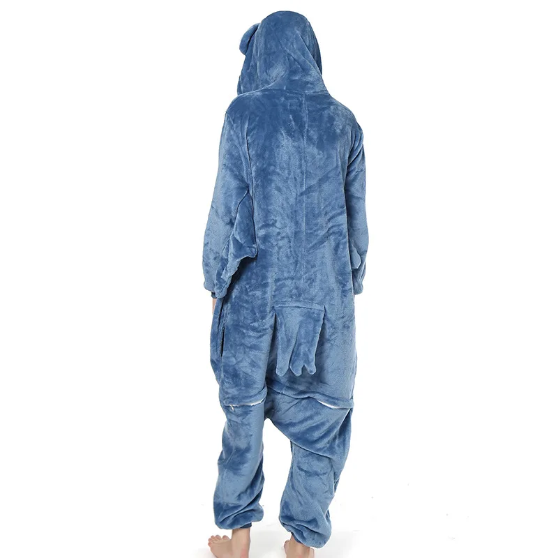 Кигуруми синяя Сова Птица пижамы животные вечерние фланелевый костюм для косплея комбинезоны игры мультфильм животных пижамы