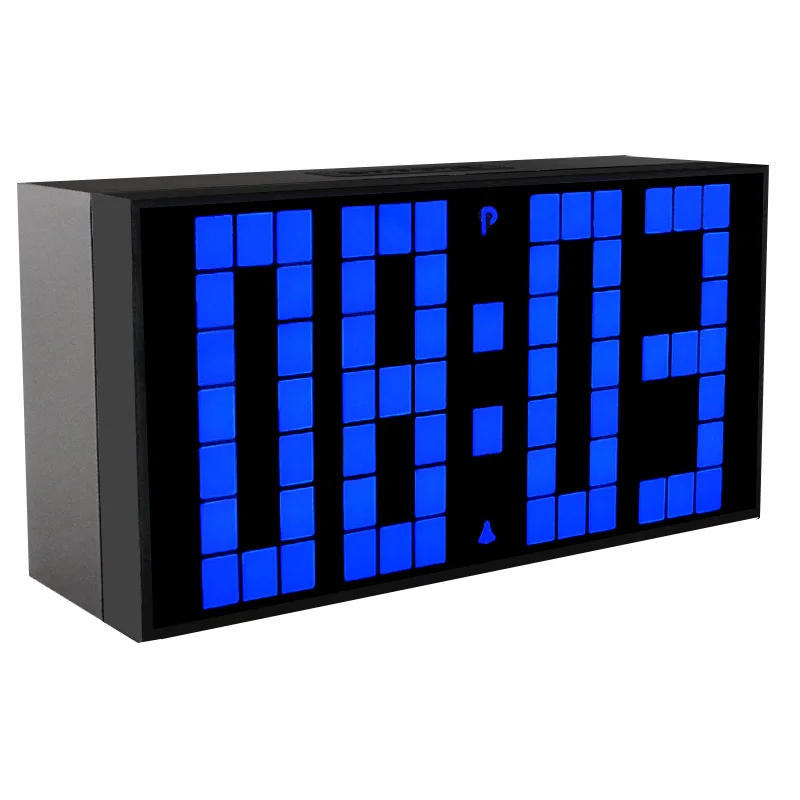CH KOSDA Big Large Number LED Clock Digital Wall Alarm Clock Timer Home