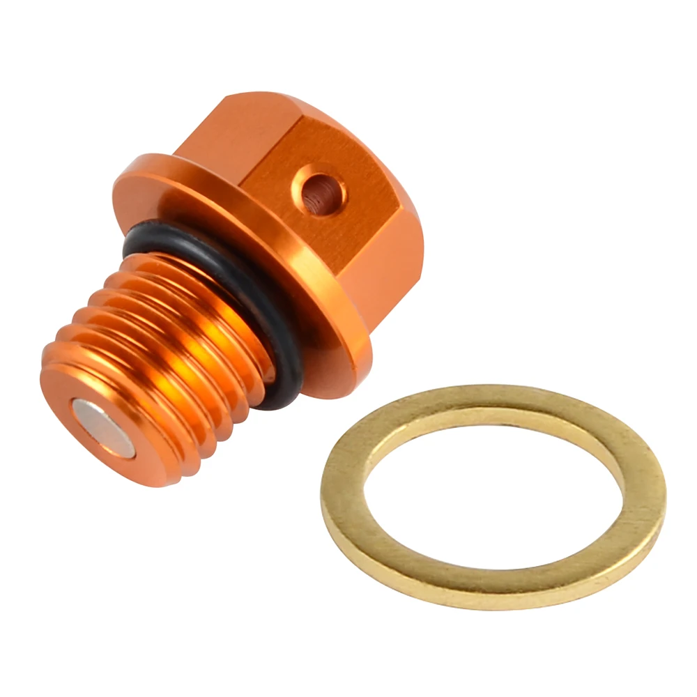 Магнитное масло для двигателя NICECNC M12xP1.5 CNC фоторазъем KTM 150 200 250 300 350 400 450 500 SX SXF EXC XC
