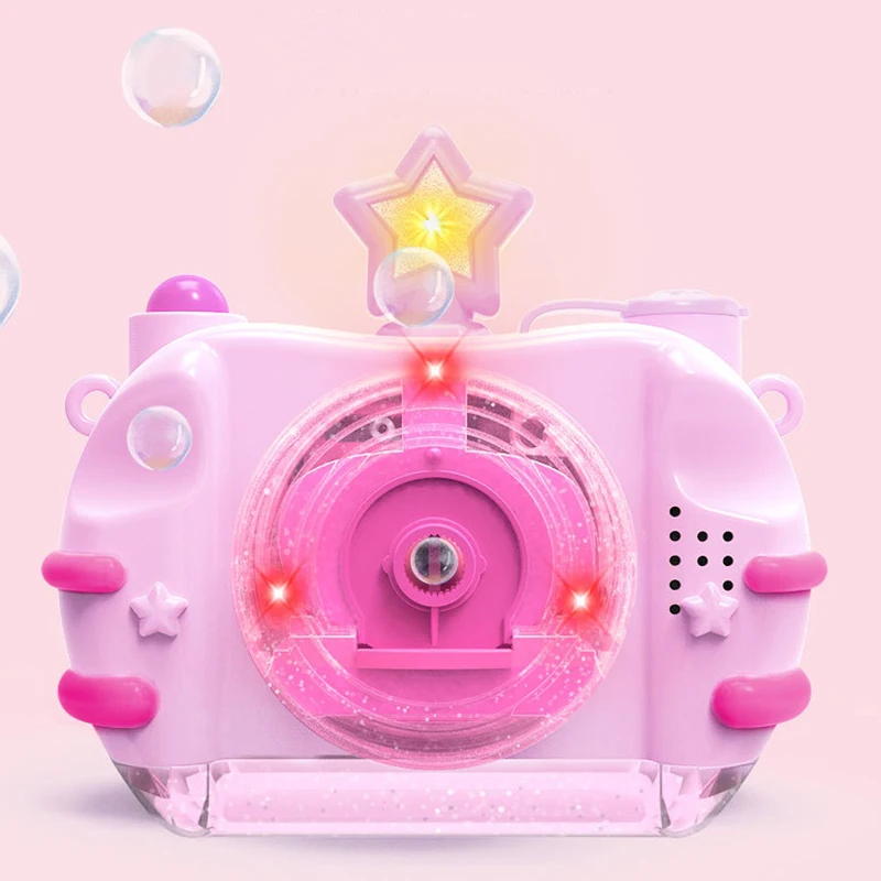 Детская пузырчатая камера выдувные игрушки Bubble освещение музыка электрическая камера автоматическая машина для пузырей Крытый открытый игрушка для вечеринок