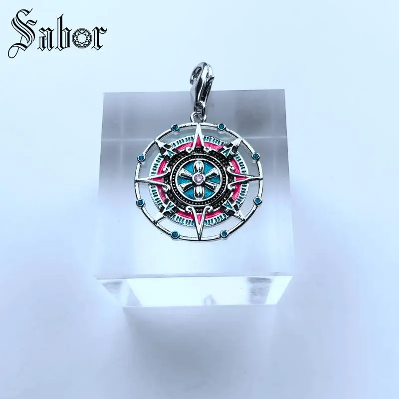 Thomas Mayan Calendar Charm этнический подарок 2020 посеребренный браслет подарки ювелирные