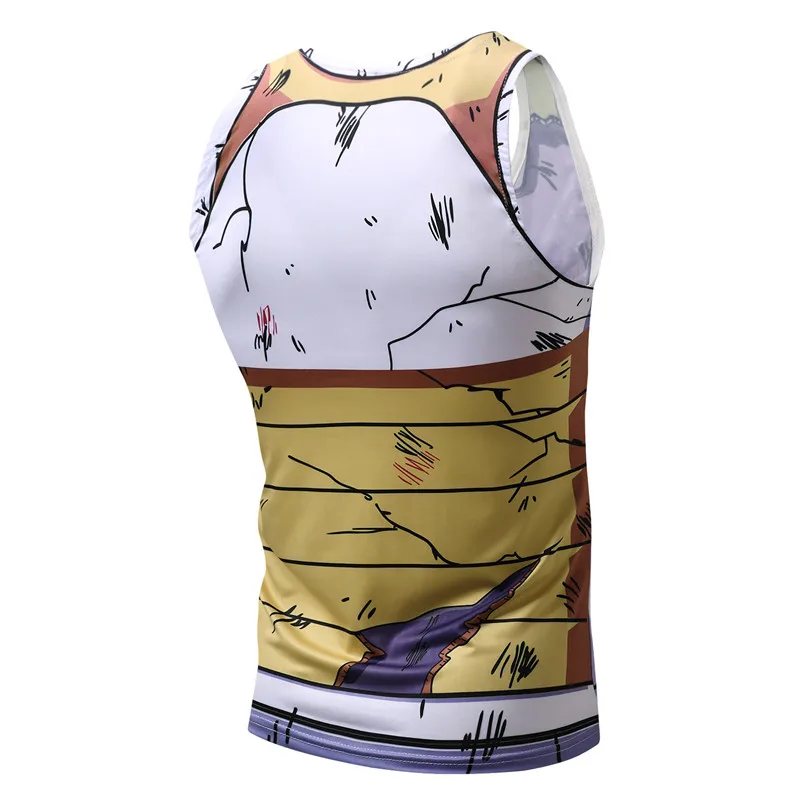 Новинка, мужская майка Dragon Ball Z Vegeta Armor, майка для бодибилдинга, майка для фитнеса, хипстер, 3D аниме, Майки DBZ, Майки X Task Force