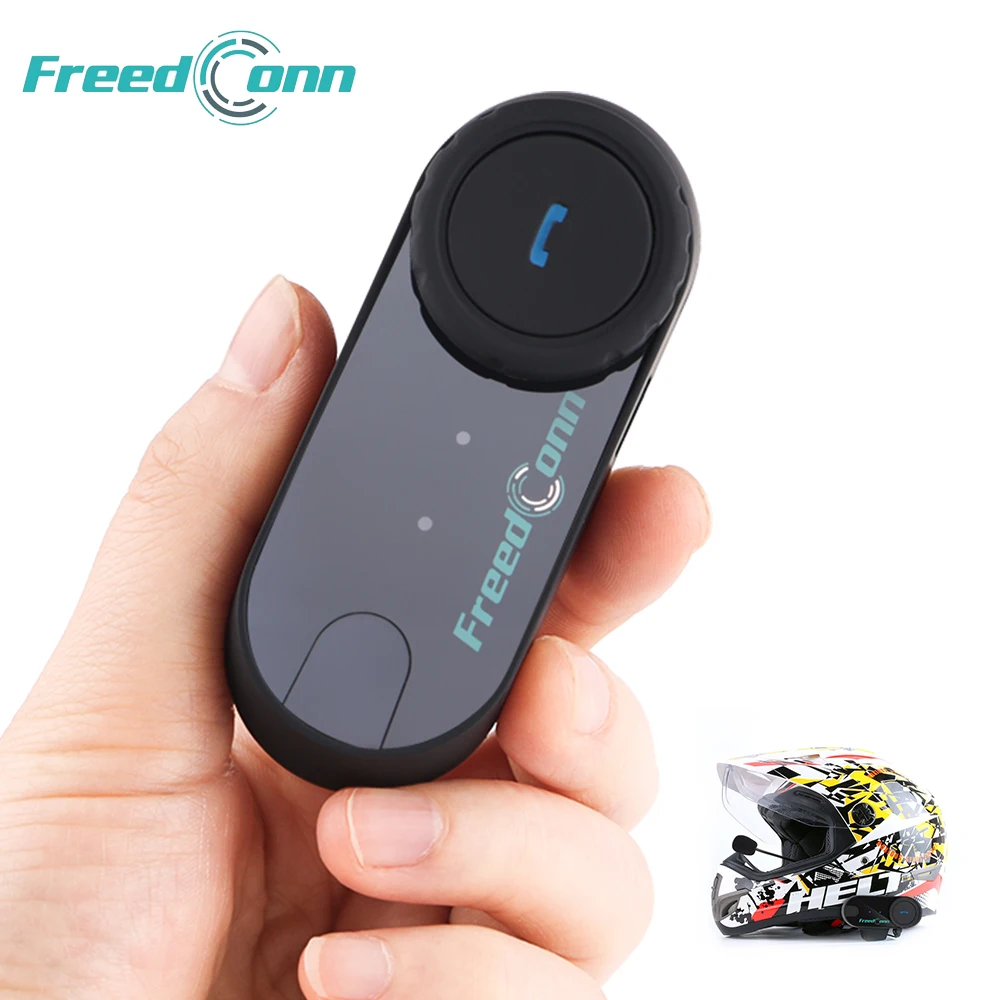 Bluetooth Интерком FreedConn для мотоцикла дальность 800 м FM радио ЖК экран|Наушники шлемов|