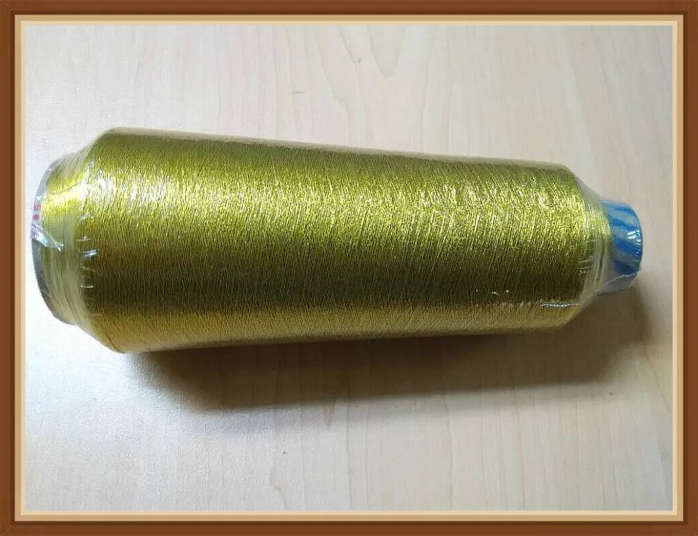 

New Large Spool Metallic Thread Filament Gold Thread For Sewing ,Embroidery, Cross Stitch, 3500m Each, Free Shipping
