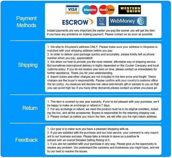 payment and shipping 1