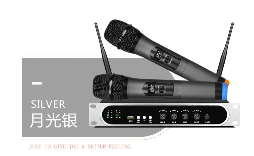 M8 UHF беспроводной микрофон с регулировкой баса эхо микрофон Встроенный усилитель для MP3 плеера KTV Song динамик домашнее караоке