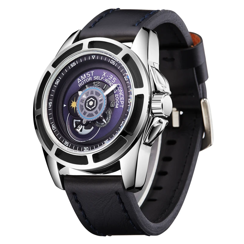 New trend oAMST fashion calendar dial quartz watch waterproof watch men and women creative couple watch