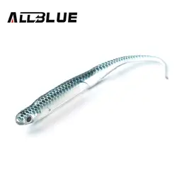 Allblue мягкие приманки 6 шт./лот 2.8 г/92 мм для Рыбалка Шад Рыбалка Swimbaits джиг-головки мягкие приманка Fly рыбалка приманки Рыболовные приманки