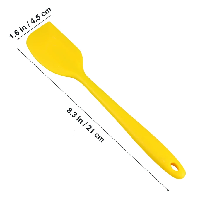 1 шт Торт Крем Масло Шпатель скребок для смешивания теста щетка силиконовый инструмент для выпечки(случайный цвет