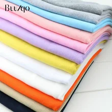 Buulqo 2*2 хлопок эластичный ребро зима беременных брюшной манжет подол брюки спортивный свитер оберточная ткань 10*80 см