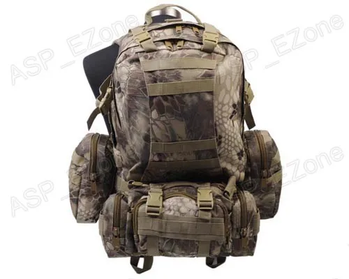 Тактический Молл 60L камуфляж тактический брюки-карго рюкзак черный с камуфляжным принтом Тифон Сумки для походов
