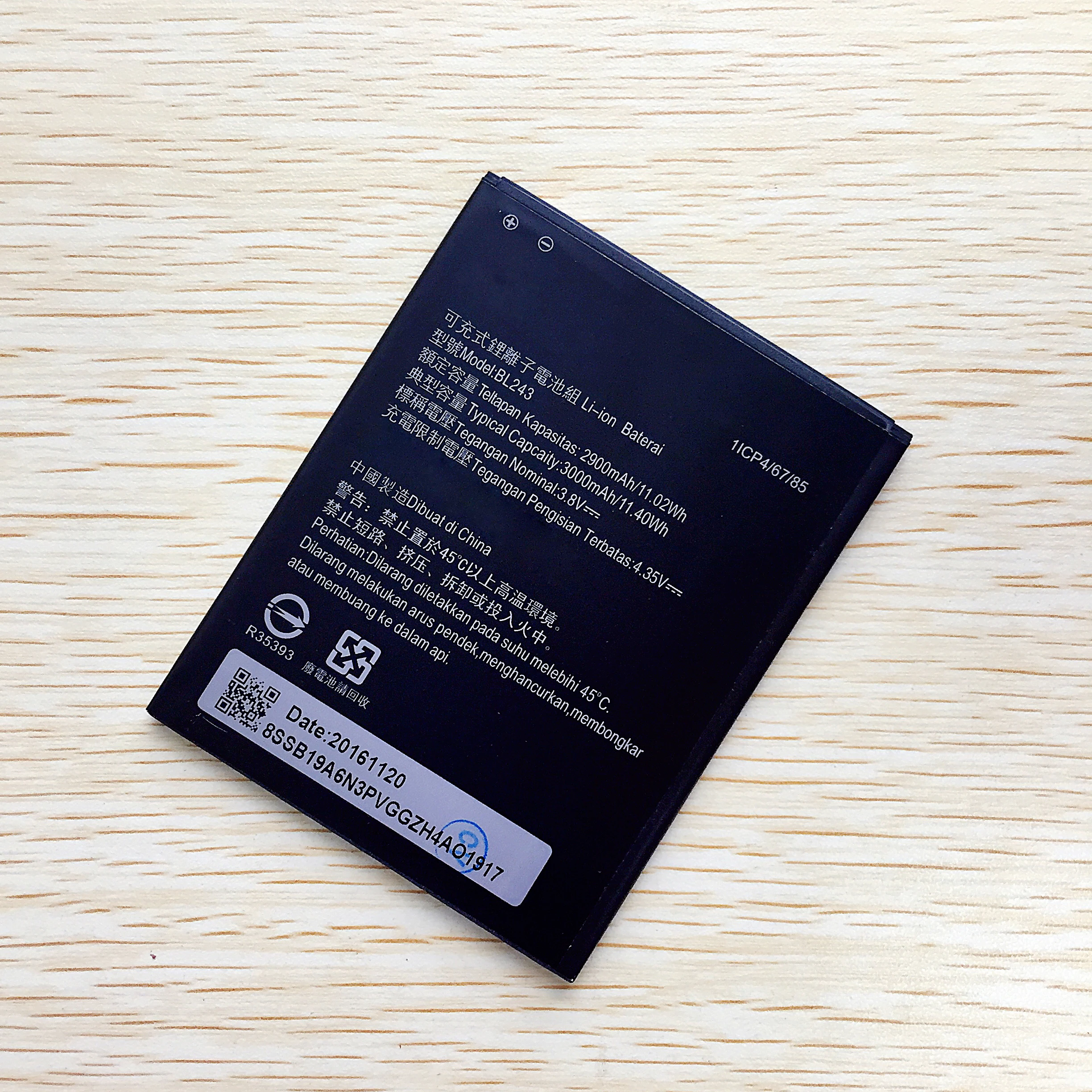 CUUSEY Новинка BL 243 BL243 батарея для lenovo Lemon K3 Note K50-T5 A7000 A5500 A5600 A7600 2900 мАч замена мобильного телефона