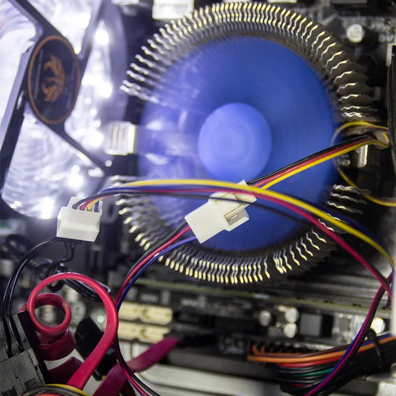 Материнская плата cpu 4 контактный вентилятор удлинительные кабели P ноутбук
