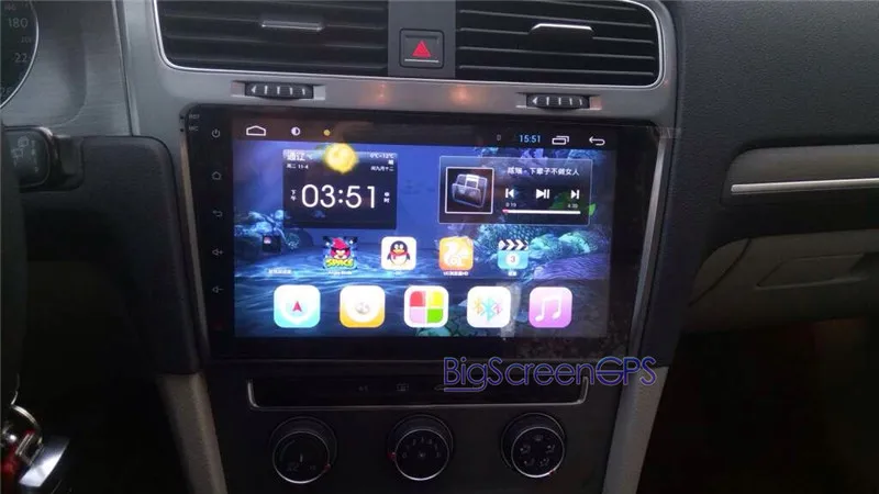Discount The Newest Android 6.0 2GB RAM Car No DVD Player GPS Navigation For Volkswagen GOLF IPS Screen Multimedia Stereo head unit wifi 6