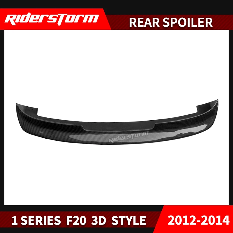 Спойлер из углеродного волокна для BMW F20 2012 2013 2018 116i 118i 125i F21 спойлер в 3D стиле