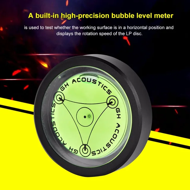 Music Hall LP Vinyl Record Turntable Bubble Degree Tonearms Set-up Spirit Level