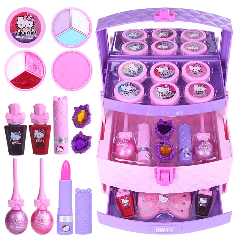 price cut Disney Children's Makeup Toys Cosmetics Princess Makeup Box Set Safe Non-toxic Girl Toy Gift