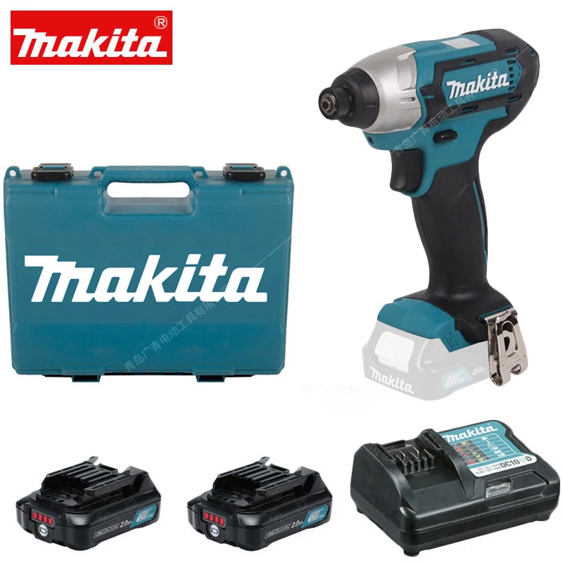 Новая японская аккумуляторная отвертка Makita TD110DWAE, Электрическая отвертка, 12 В, двойная литиевая батарея 110N. m, 3500ipm, 2600 об/мин