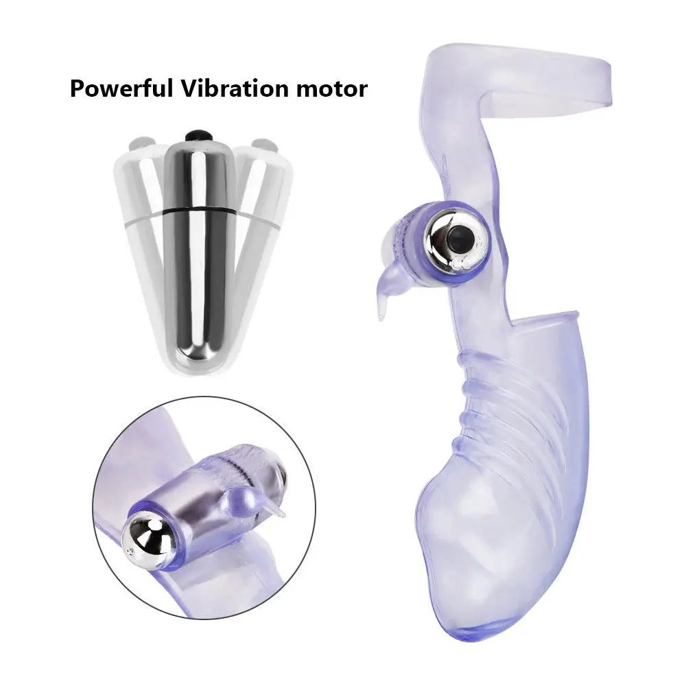 Finger Sleeve Vibrator G Spot Massager Vibrating Dildo Adult Sex Toys NEW Comfort Appeal Silicone Erotic Tool