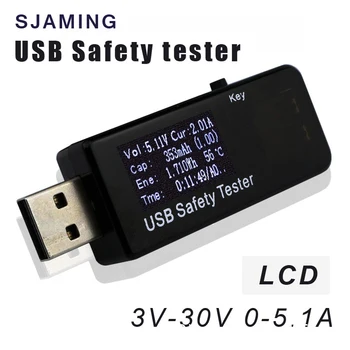 

Digital Dispay 3V-30V USB Tester Current Voltage Charger Capacity Doctor qc2.0/3.0 quick charge power bank meter voltmeter
