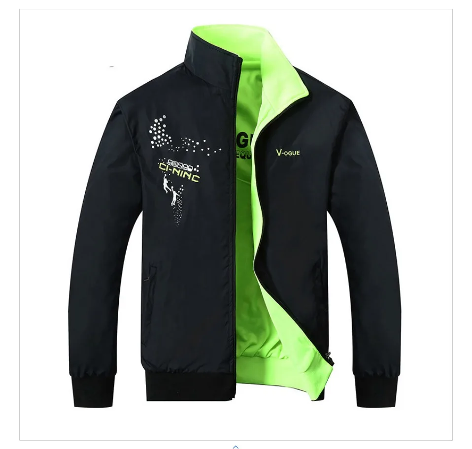Chamarra hombre kurtka jesienna moda masculina застежкой-молнией, с вышивкой и принтом, двойная поверхность, розовый и цвета хаки, casacos masculinos мужские пальто