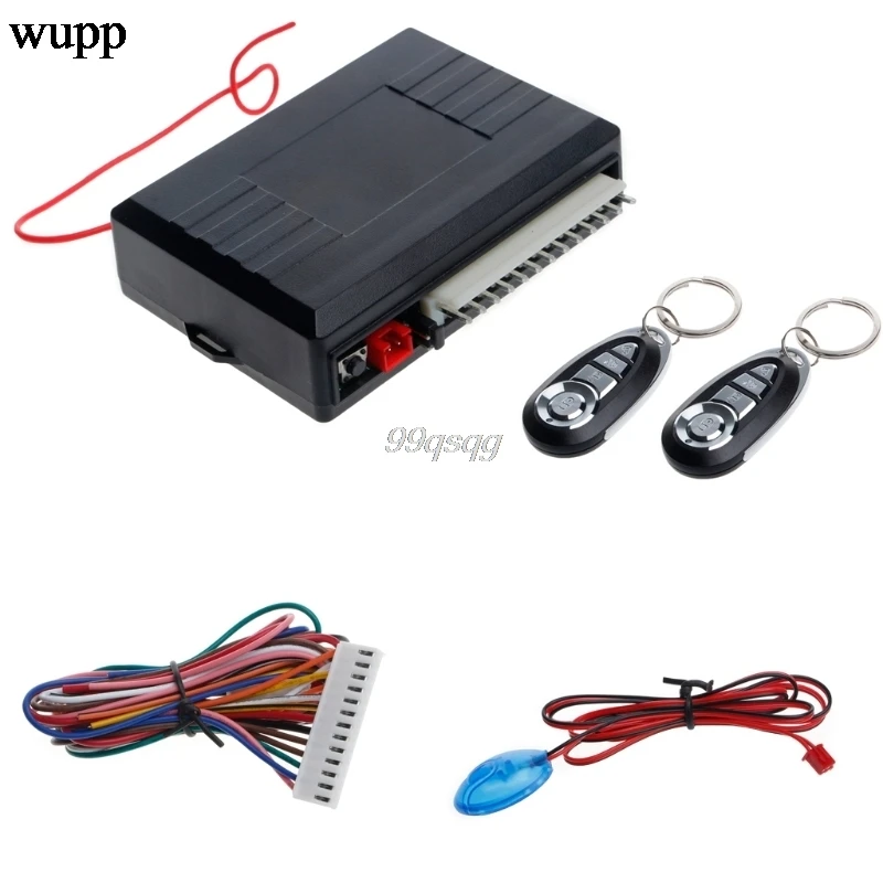 

2Universal Car Alarm Systems Auto Remote Central Kit Door Lock Vehicle Keyless Entry System Central Locking with Remote Control