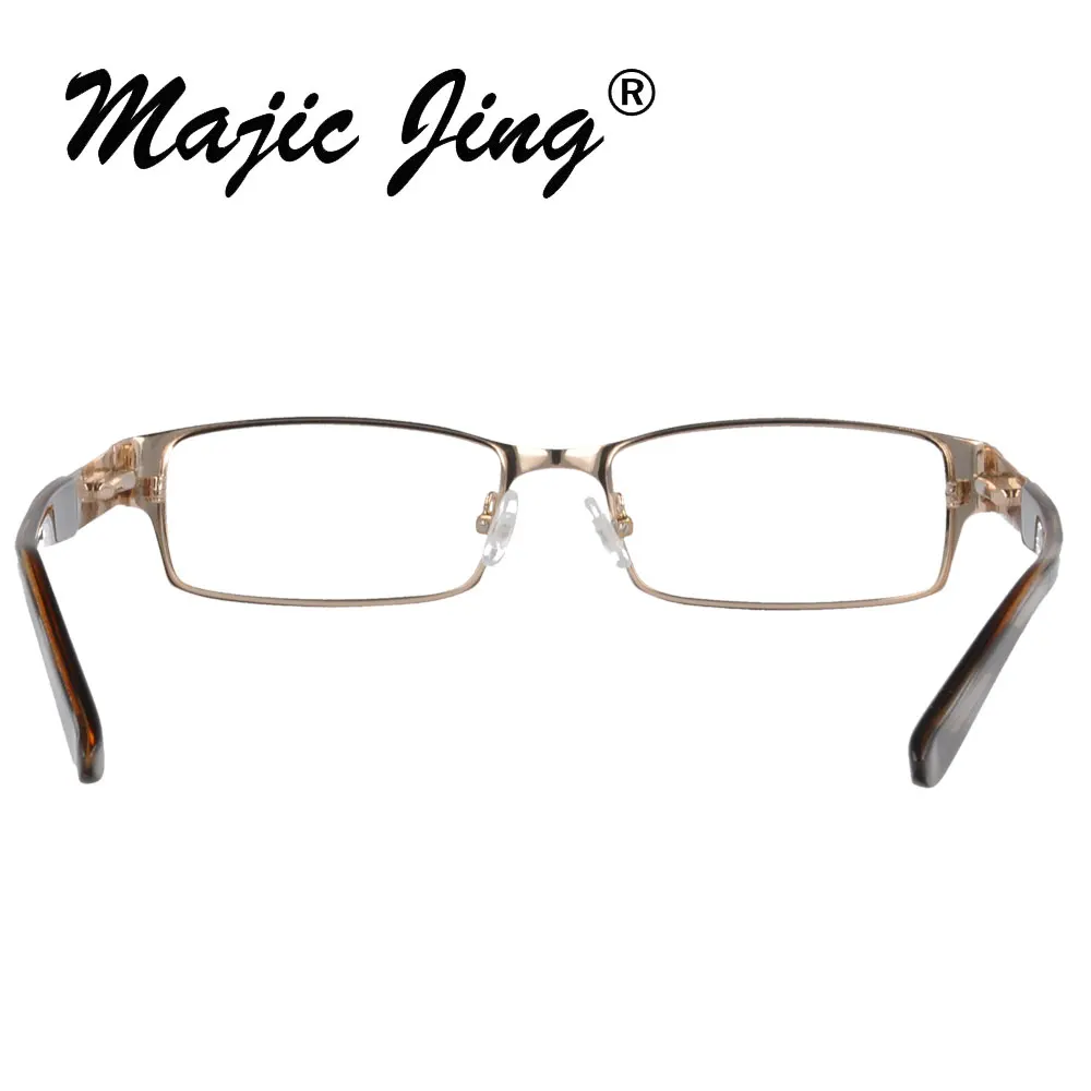 Мужские очки для коррекции зрения при близорукости Magic Jing металлические оправы с