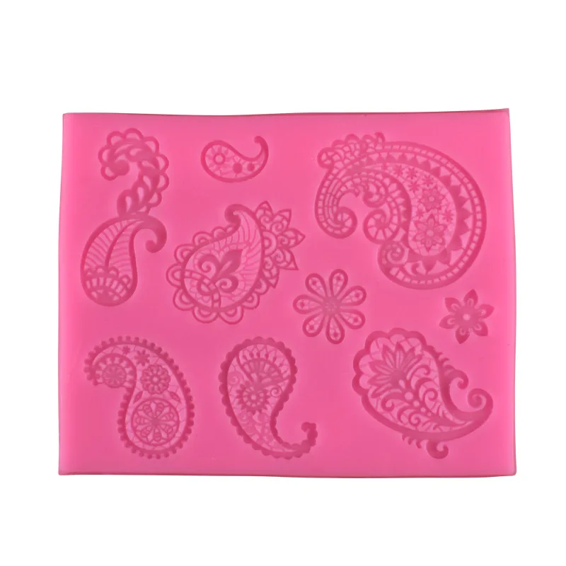 

Lace reliefs cake decorative edge mold sugar silica gel mold