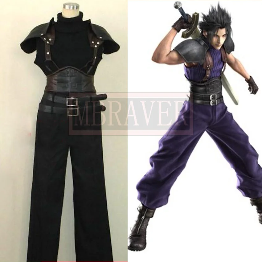 Final Fantasy VII Crisis Core Zack Fair карнавальный костюм|cosplay lens|costumes for pregnant womencosplay hair |