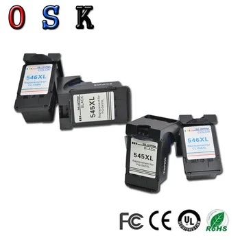 

OSK 4Pack PG545 CL546 XL ink cartridges replacement for Canon PG-545 pg 545 CL-546 for Canon IP2850 MX495 MG2950 MG2550 MG245