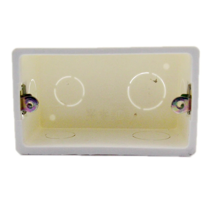 Free-Choose-2017-White-Plastic-Materials-107mm-67mm-US-Standard-Internal-Mount-Box-for-118mm-72mm