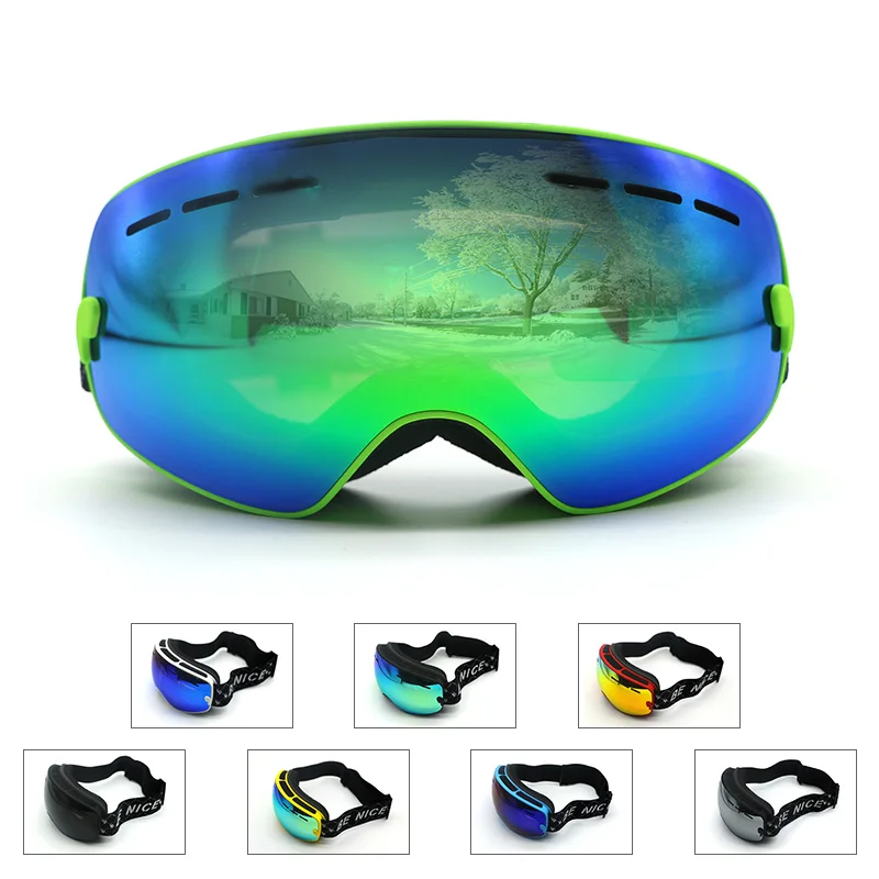 Kids font b Ski b font Goggles Double lens UV400 anti fog font b ski b