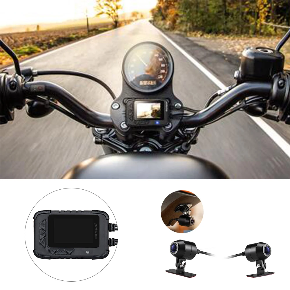 

Blueskysea Dash Cam HD 1080P Motorcycle DVR WiFi Camera 2.4" DV688 GPS Waterproof Pro Moto Camera Recorder For Outdoor Travel
