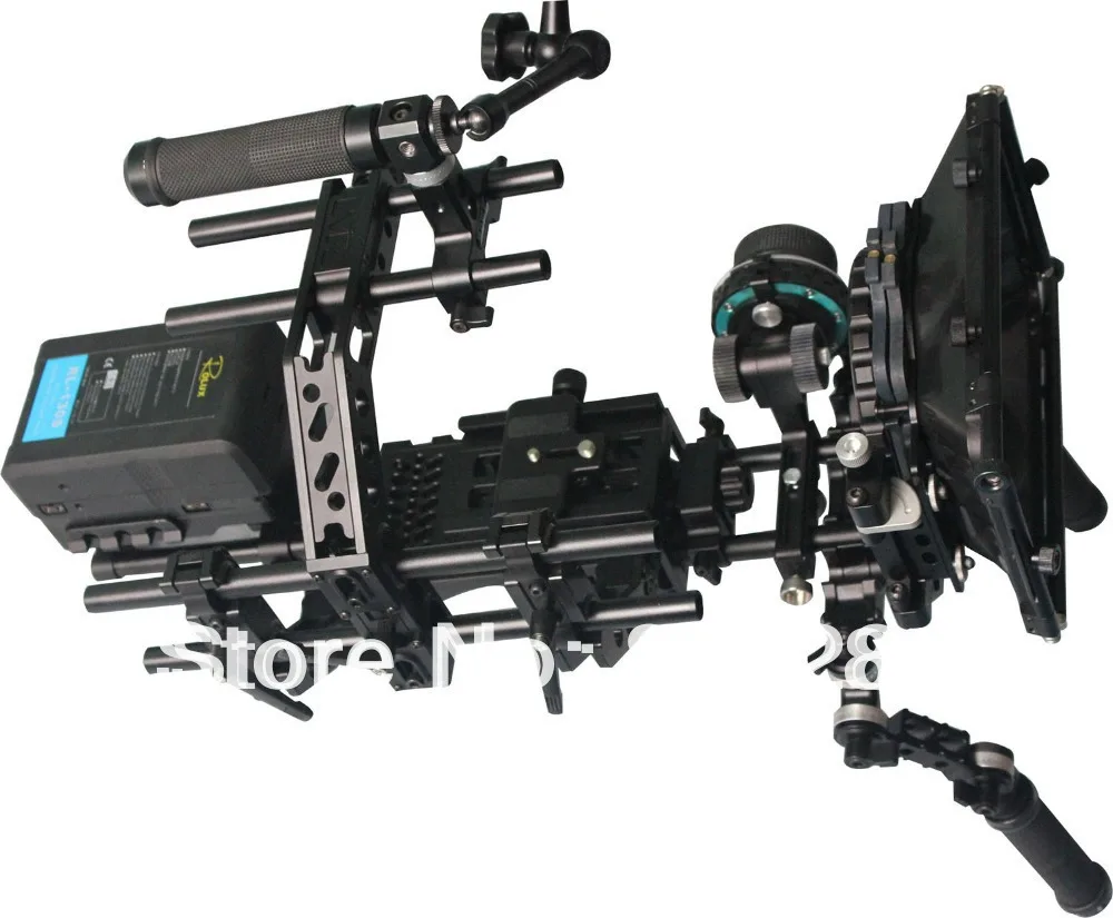 DSLR Rig буровые установки видео плечо камера Поддержка стабилизатор Матовая