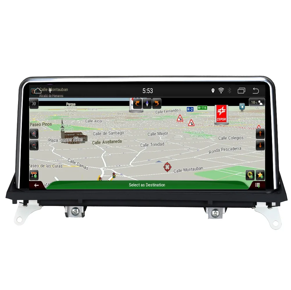 Top Android 7.1.1 Car DVD player FOR bmw X5 E70 FOR bmw X6 E71 CCC / CIC system car audio device monitor stereo ips screen receiver 5