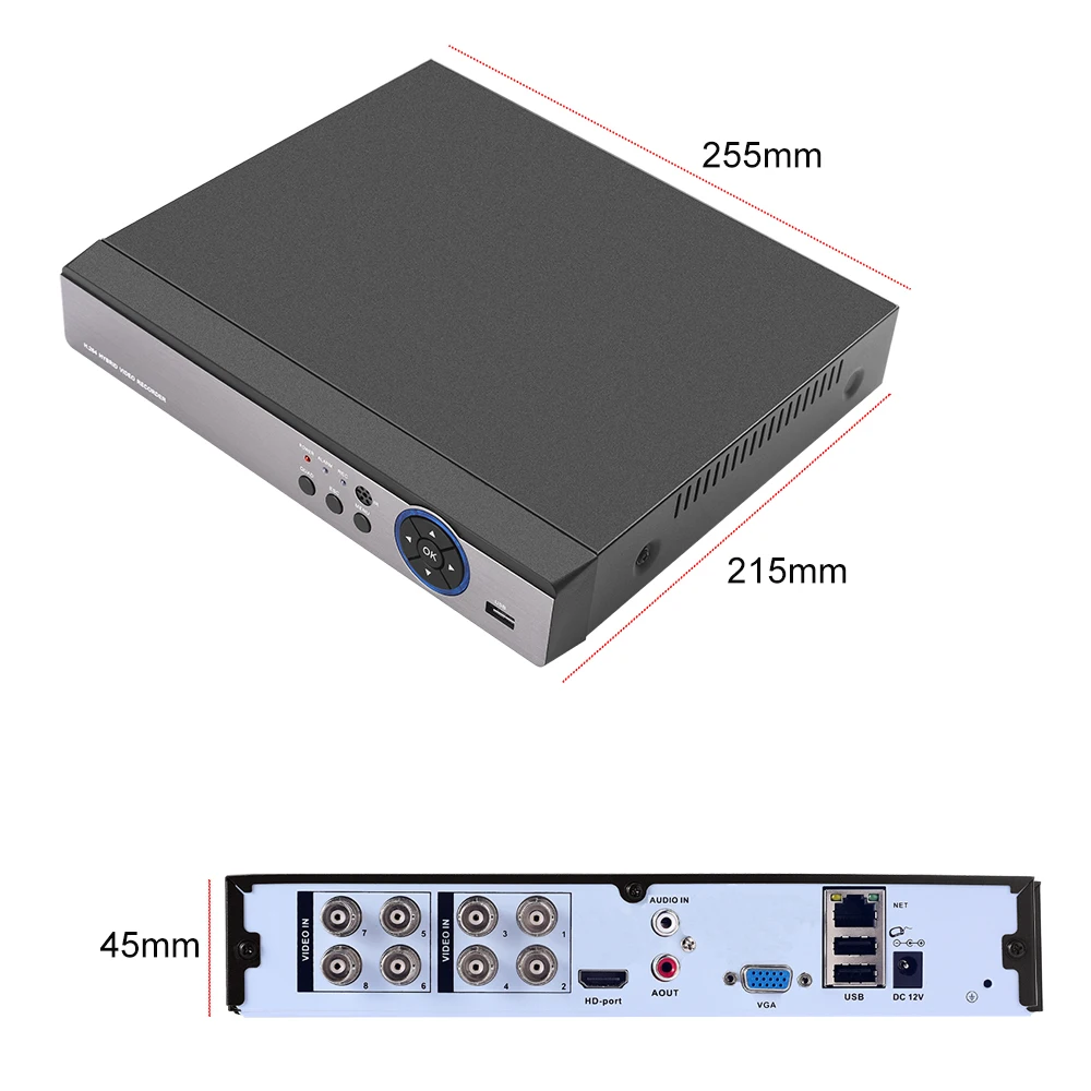 USAFEQLO 4CH/8CH/16CH AHD-NH AHDNH DVR AHD-M DVR/1080 P TVI CVI AHD DVR 5 в 1 HDMI выход 4CH аудио в для AHD AHDH камеры видеонаблюдения