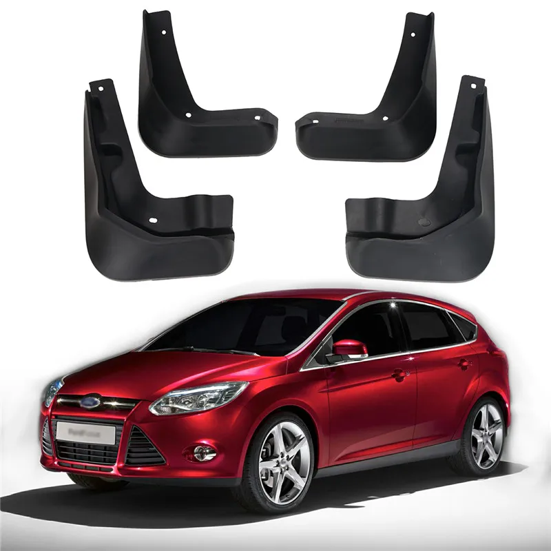Car fender Front & Rear Molded Splash Guards Mud Flaps For Ford Focus
