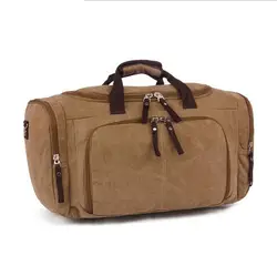 070417 Мужская большая сумка с короткими ручками для путешествий холщовый мешок