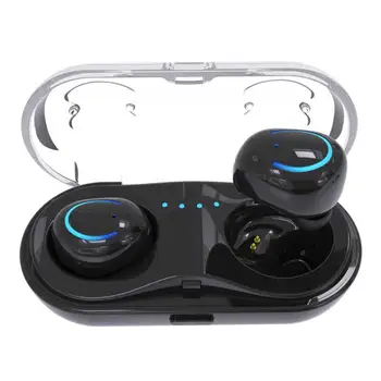 

TWS Bluetooth Earphone Mini Wireless Bluetooth 4.1 Headset Two-Channel Stereo Sound Earbuds with APT-X for iPhone Xiaomi OnePlus