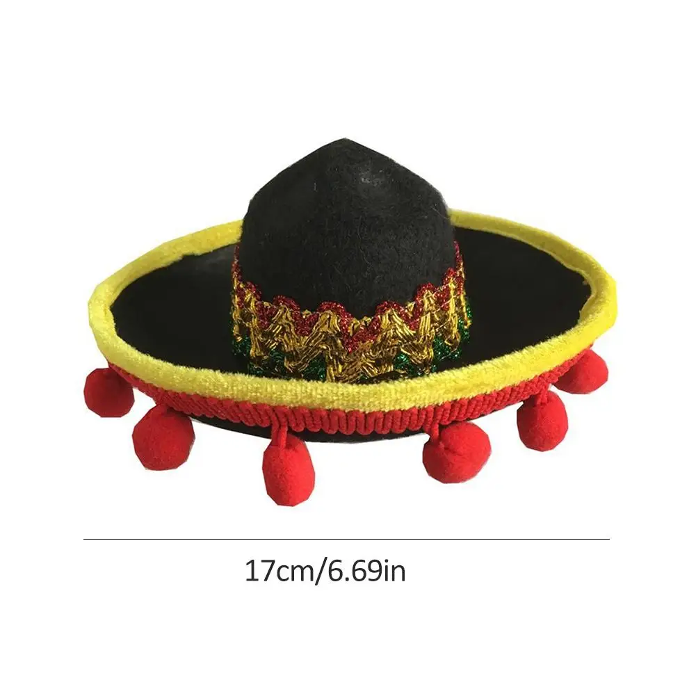 Noroomaknet Mexican Hats Breathable Puppy Dog Cat Hat Pet Adjustable Elastic Cap Festival Party Cap Pet Supplies Dropshipping