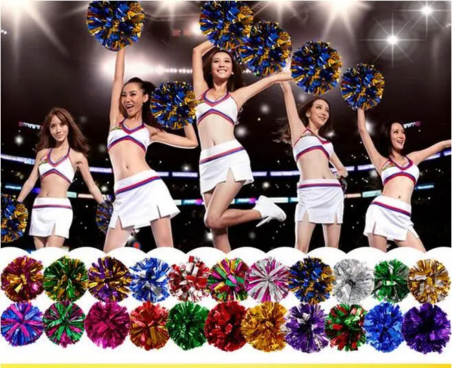 2 шт./лот помпоны для Черлидинга цветочные разные цвета|pompones colores|pom pom lotpom |
