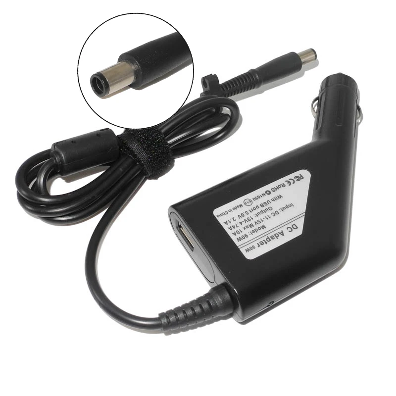 Buy 19V 4.74A 90W Laptop Dc Car Charger for Hp